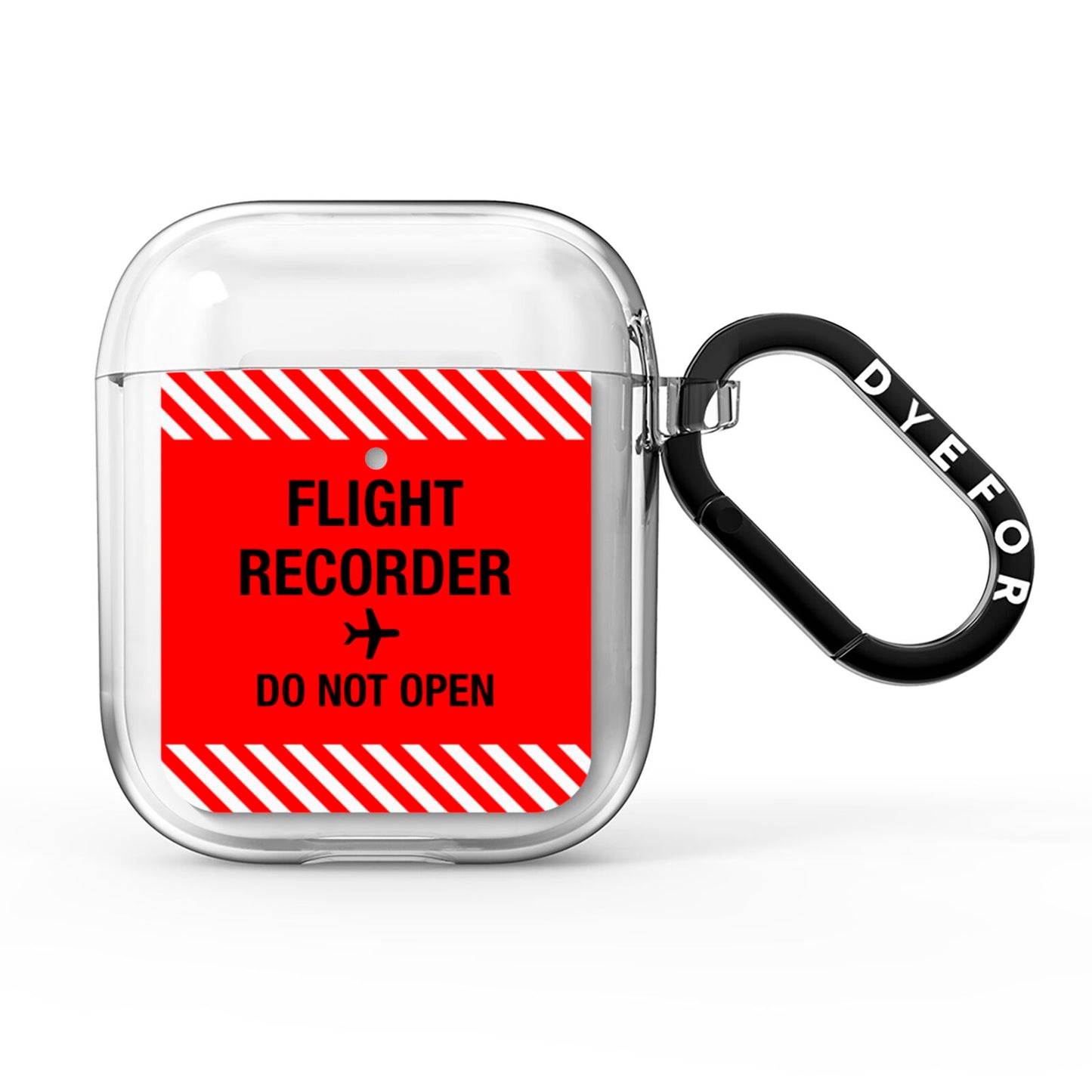 Flight Recorder AirPods Clear Case