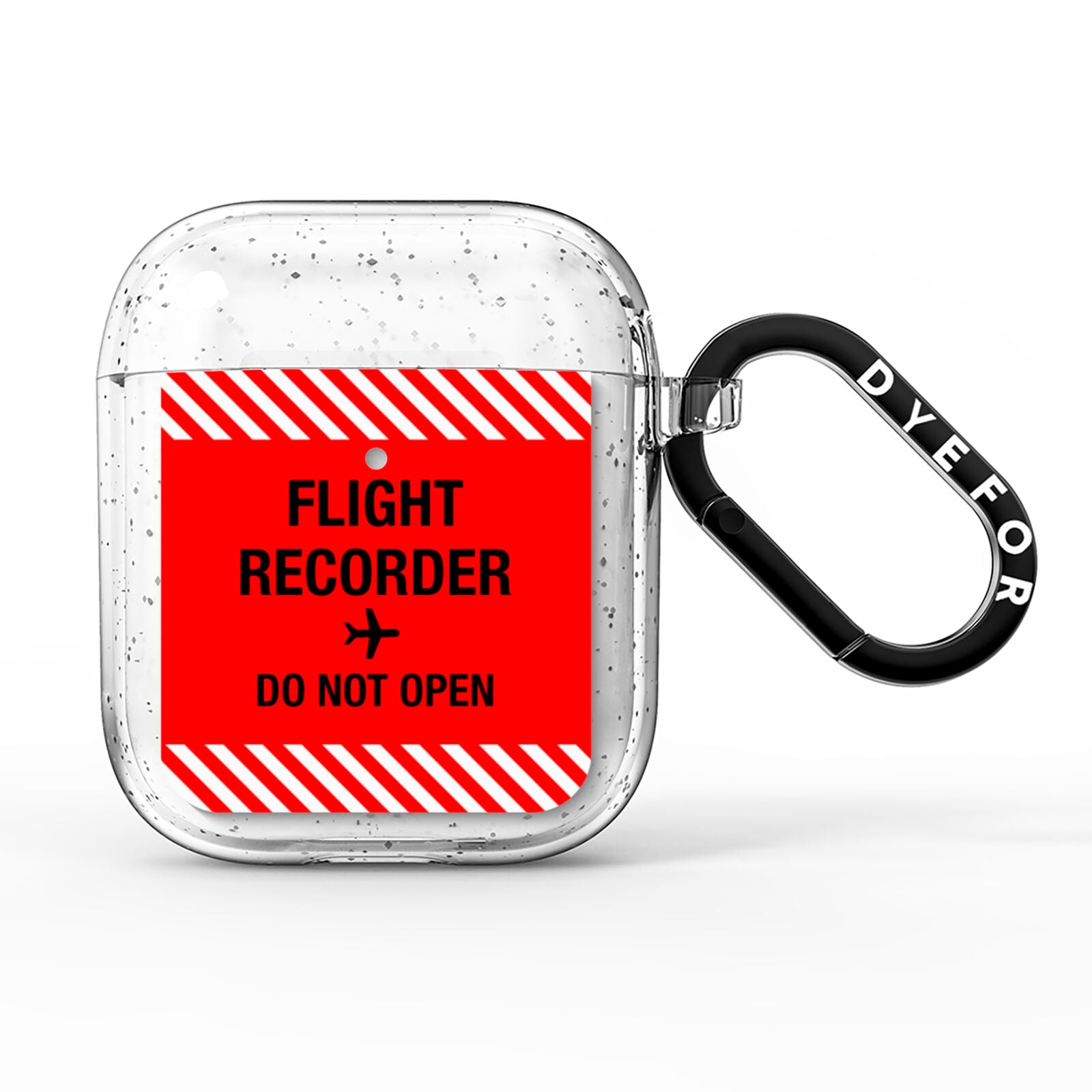 Flight Recorder AirPods Glitter Case