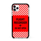 Flight Recorder Apple iPhone 11 Pro Max in Silver with Black Impact Case
