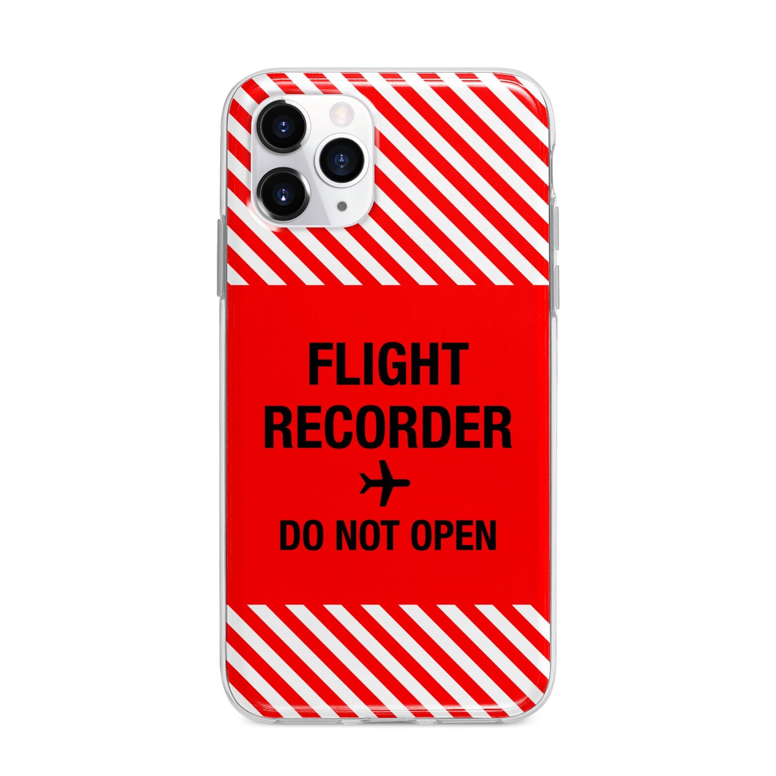 Flight Recorder Apple iPhone 11 Pro Max in Silver with Bumper Case