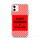 Flight Recorder Apple iPhone 11 in White with White Impact Case