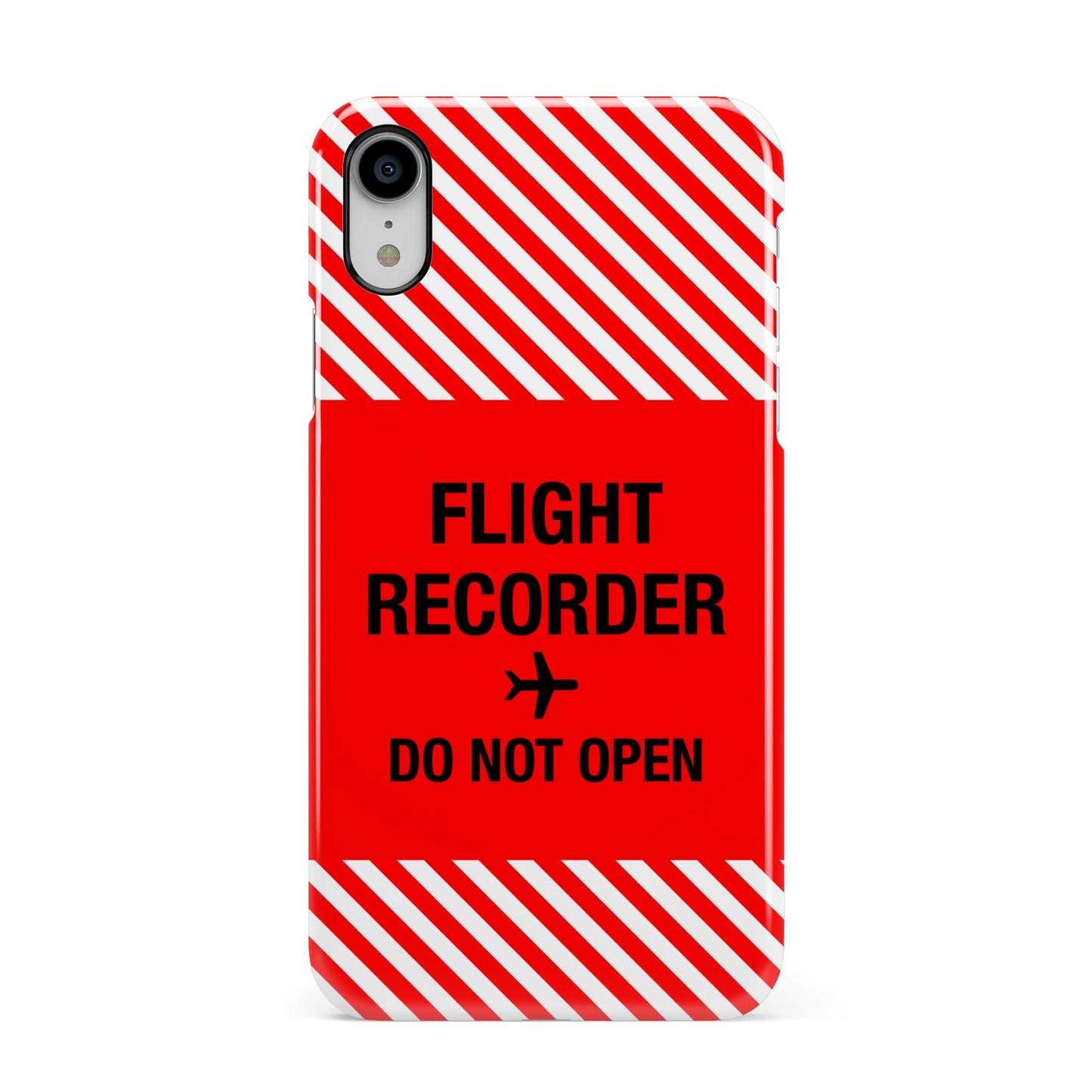 Flight Recorder Apple iPhone XR White 3D Snap Case