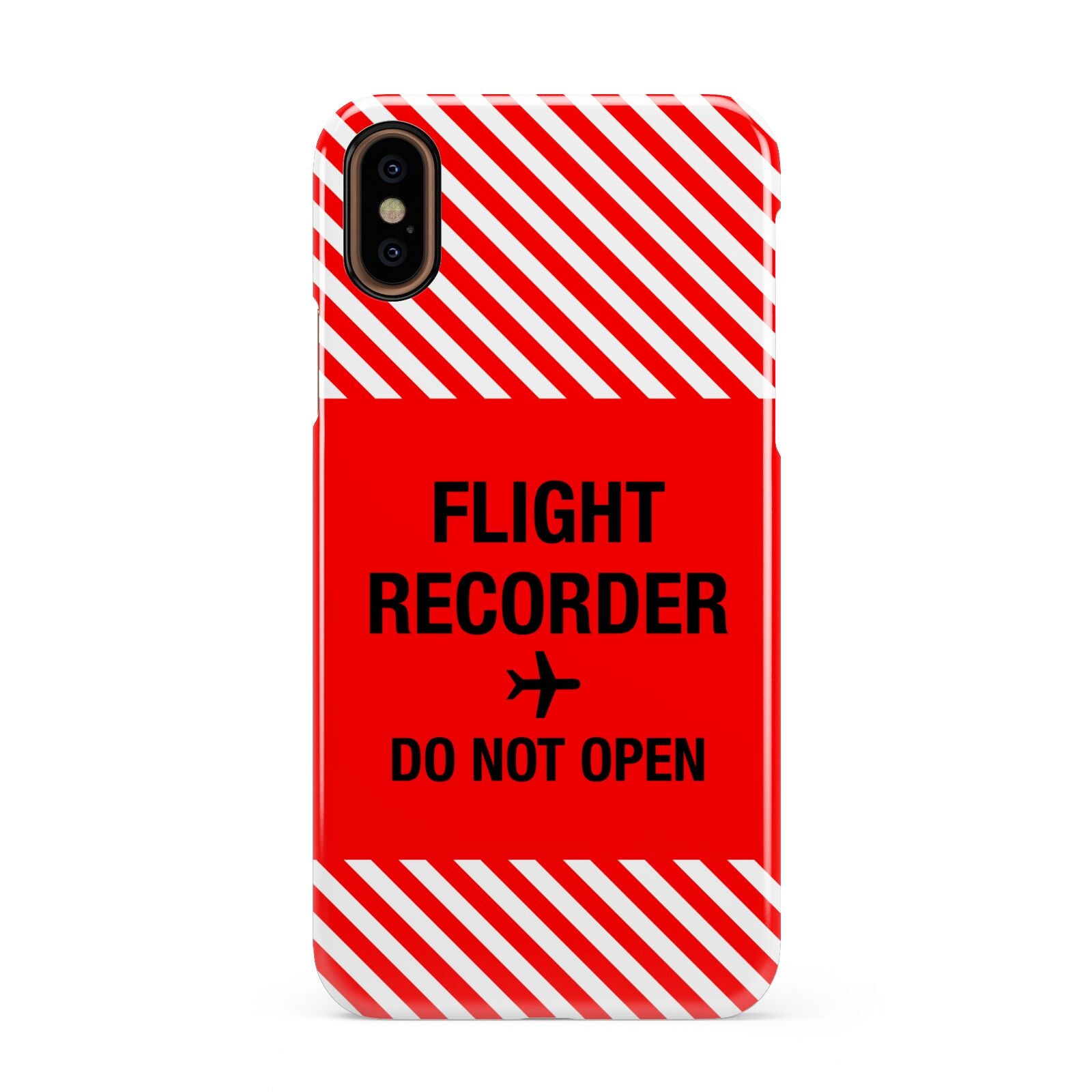 Flight Recorder Apple iPhone XS 3D Snap Case