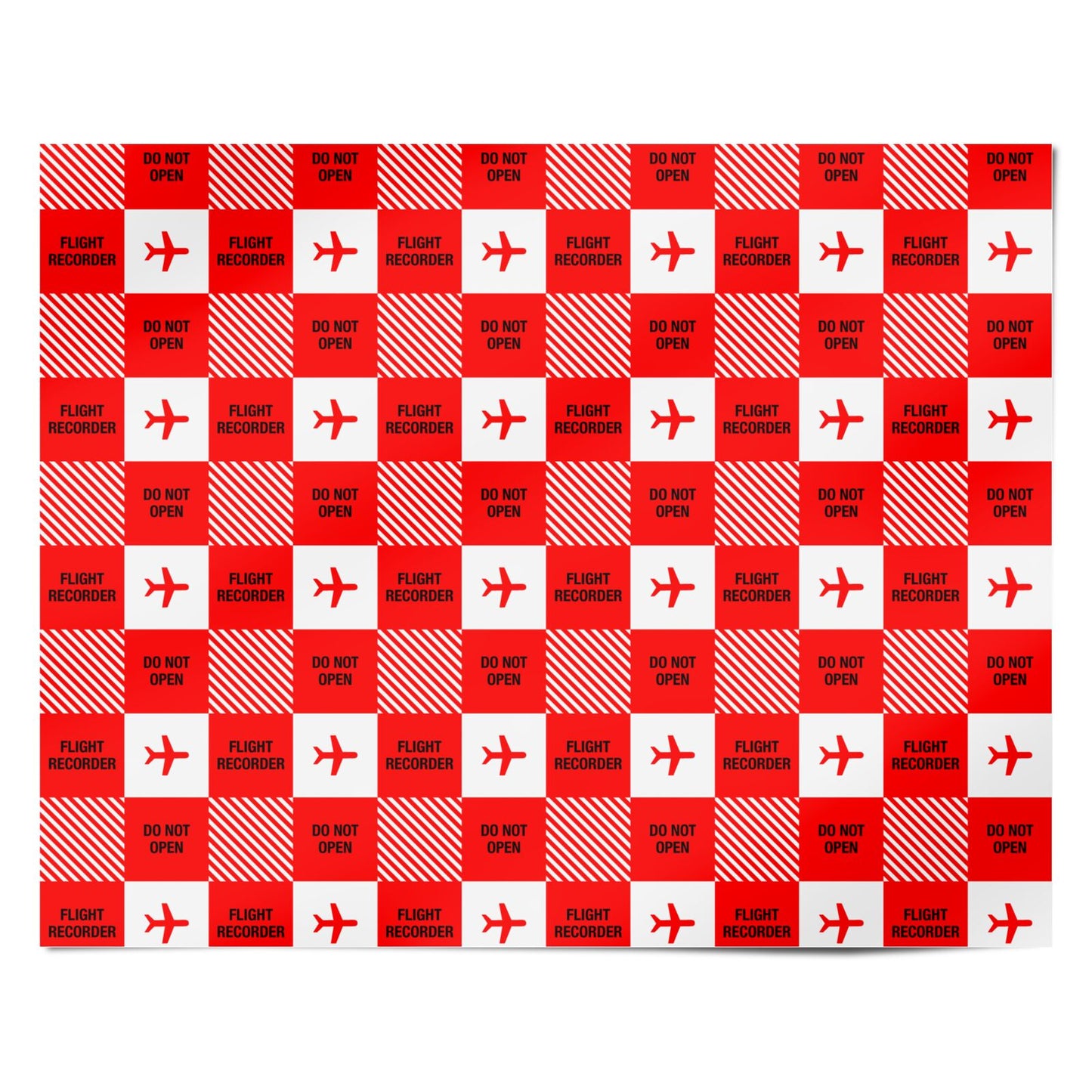 Flight Recorder Personalised Wrapping Paper Alternative