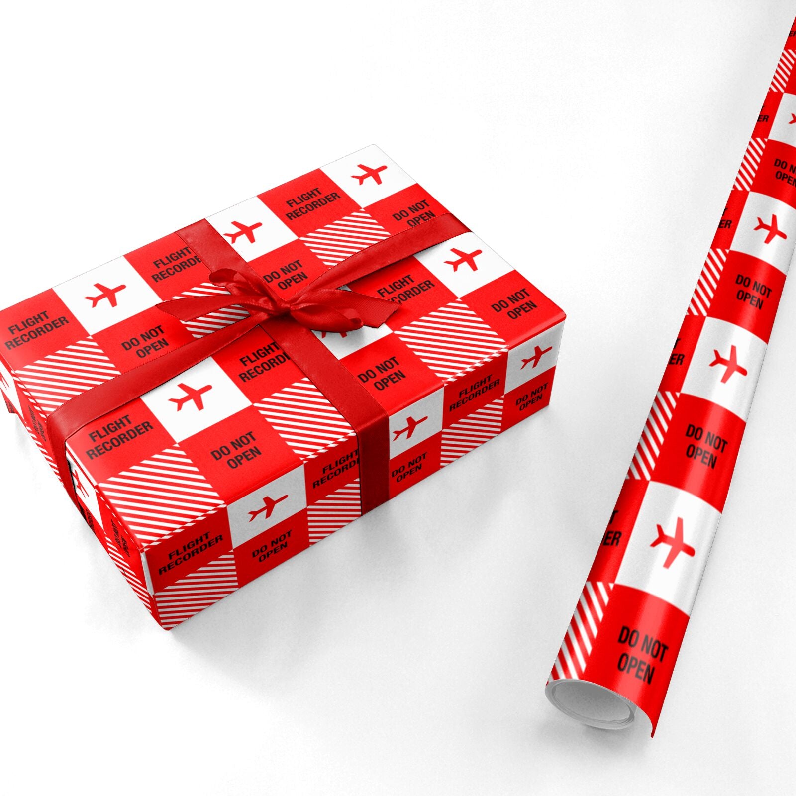 Flight Recorder Personalised Wrapping Paper