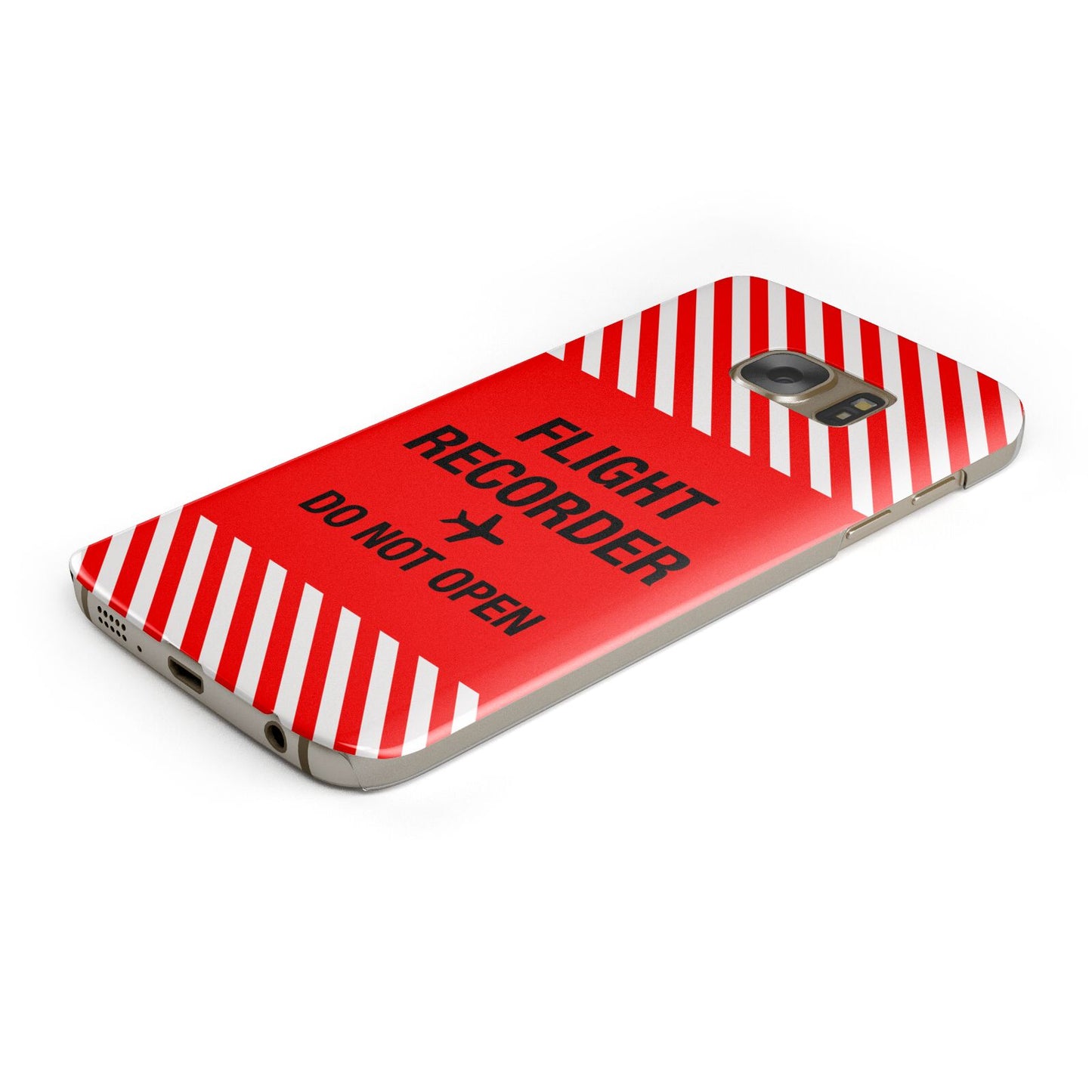 Flight Recorder Protective Samsung Galaxy Case Angled Image