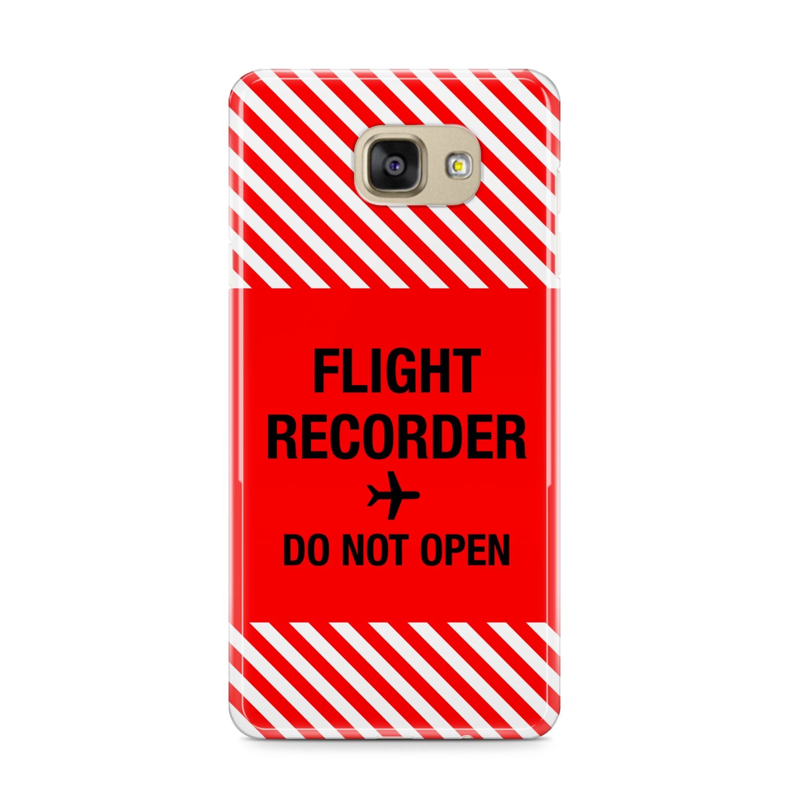 Flight Recorder Samsung Galaxy A9 2016 Case on gold phone