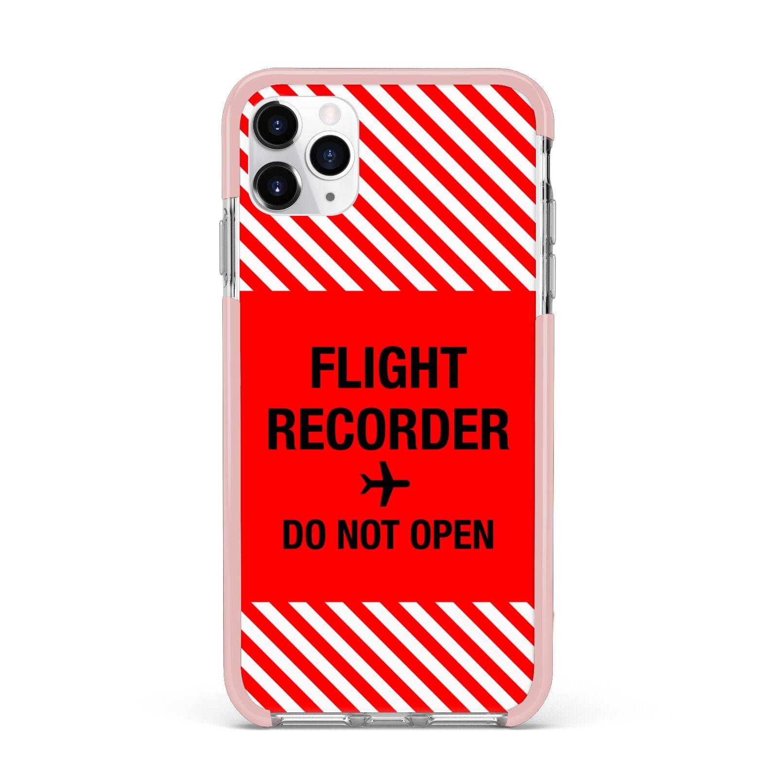 Flight Recorder iPhone 11 Pro Max Impact Pink Edge Case