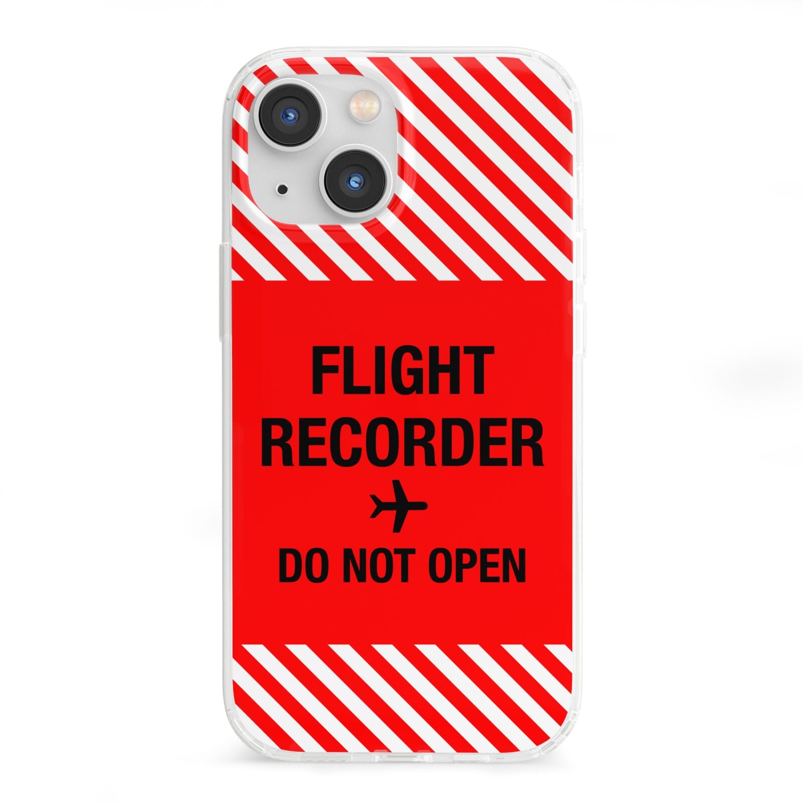 Flight Recorder iPhone 13 Mini Clear Bumper Case