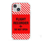 Flight Recorder iPhone 13 Mini TPU Impact Case with White Edges
