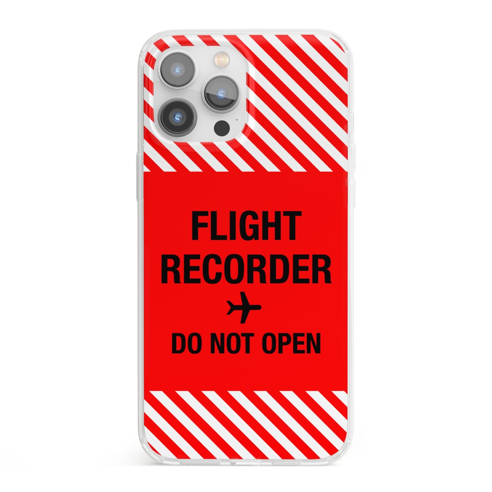 Flight Recorder iPhone 13 Pro Max Clear Bumper Case