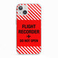 Flight Recorder iPhone 13 TPU Impact Case with White Edges