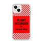 Flight Recorder iPhone 14 Clear Tough Case Starlight