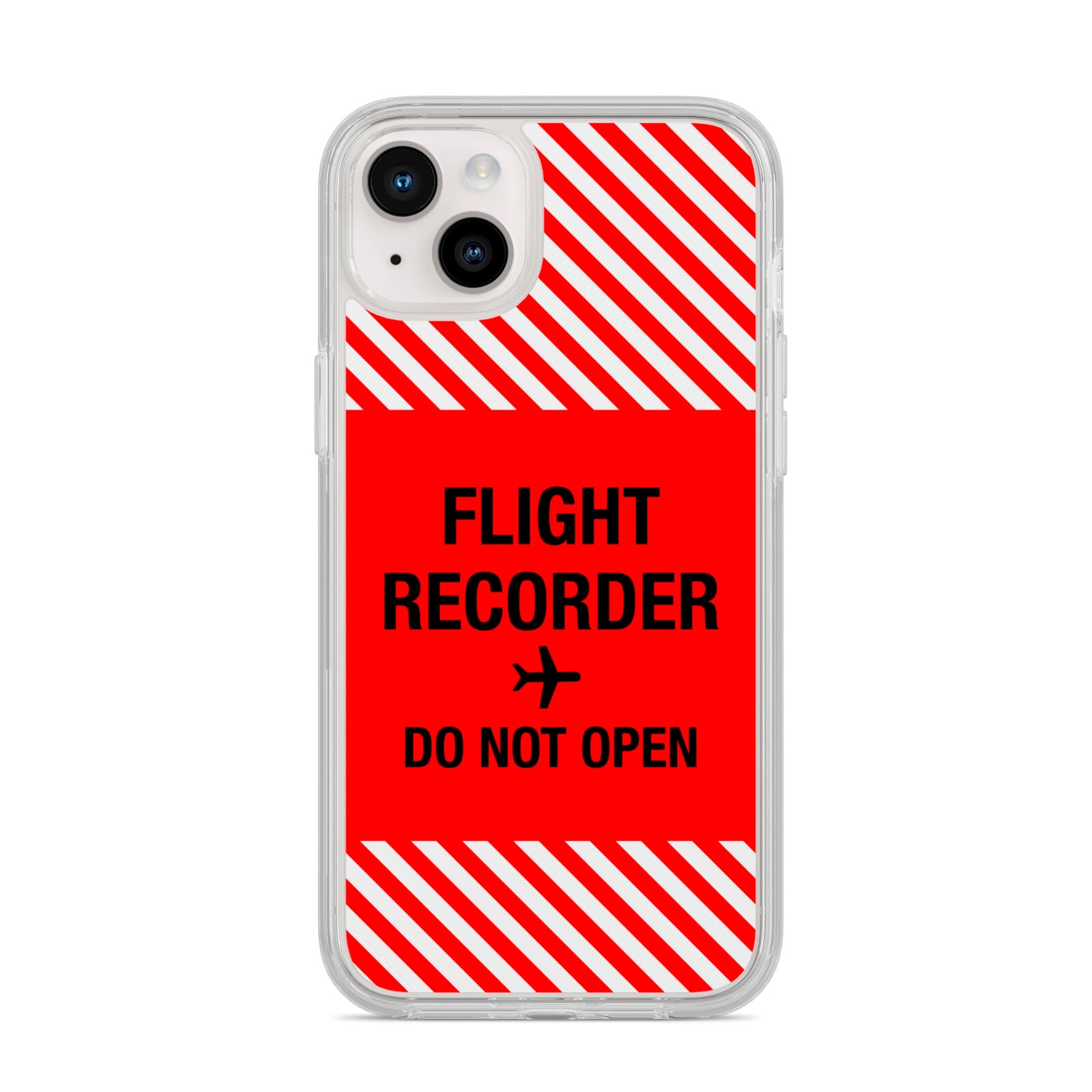 Flight Recorder iPhone 14 Plus Clear Tough Case Starlight