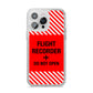 Flight Recorder iPhone 14 Pro Max Glitter Tough Case Silver
