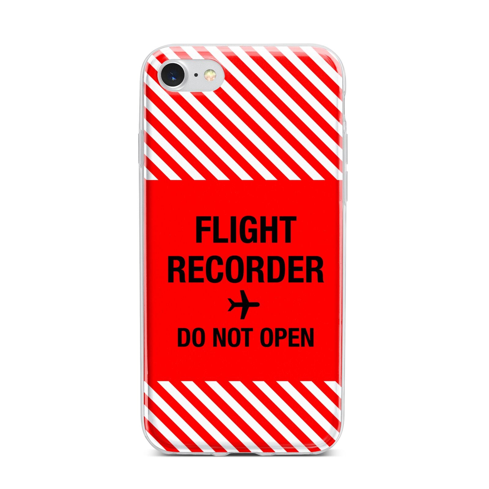 Flight Recorder iPhone 7 Bumper Case on Silver iPhone