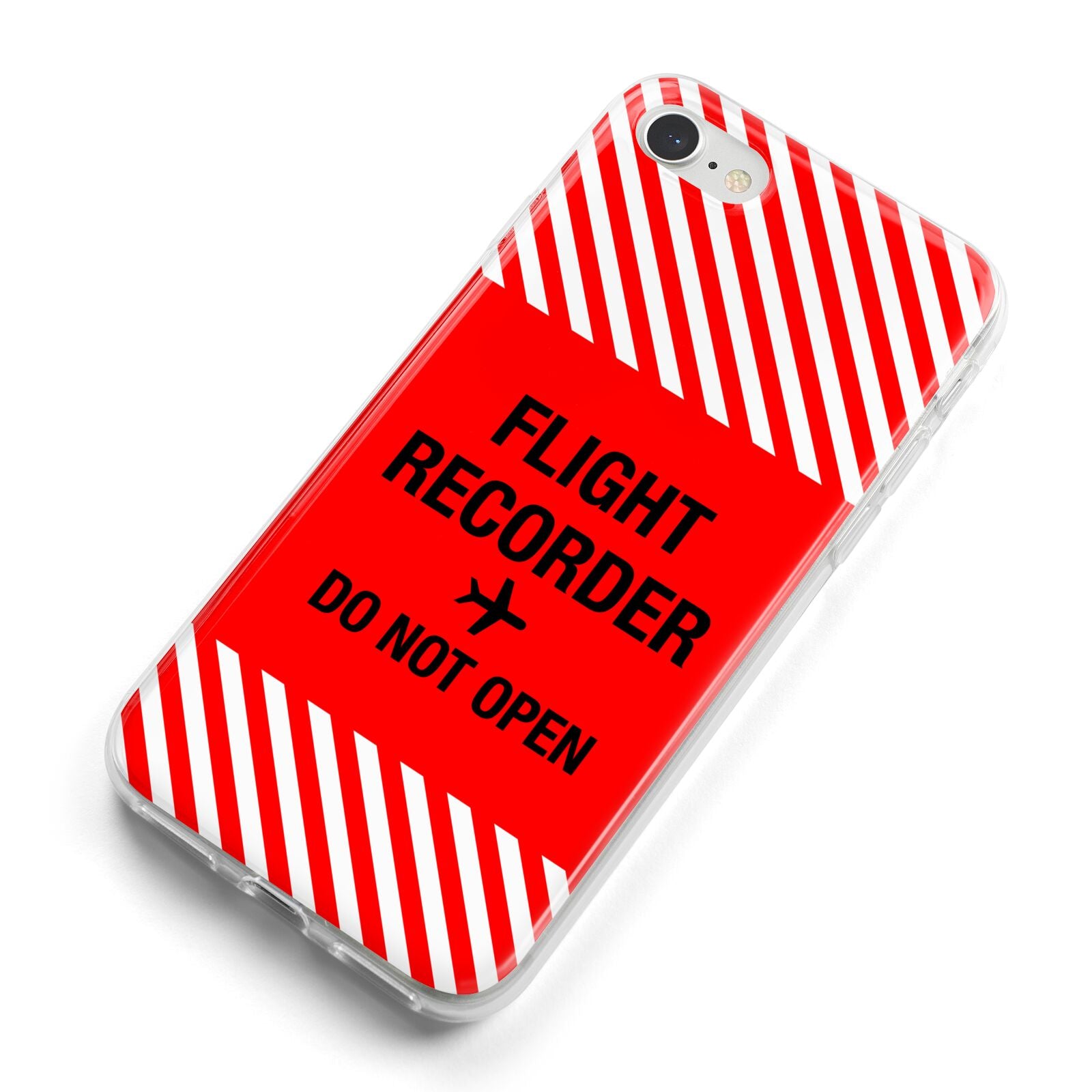 Flight Recorder iPhone 8 Bumper Case on Silver iPhone Alternative Image
