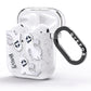 Floaty Ghosts Personalised AirPods Glitter Case Side Image