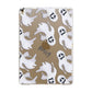Floaty Ghosts Personalised Apple iPad Gold Case