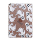 Floaty Ghosts Personalised Apple iPad Rose Gold Case