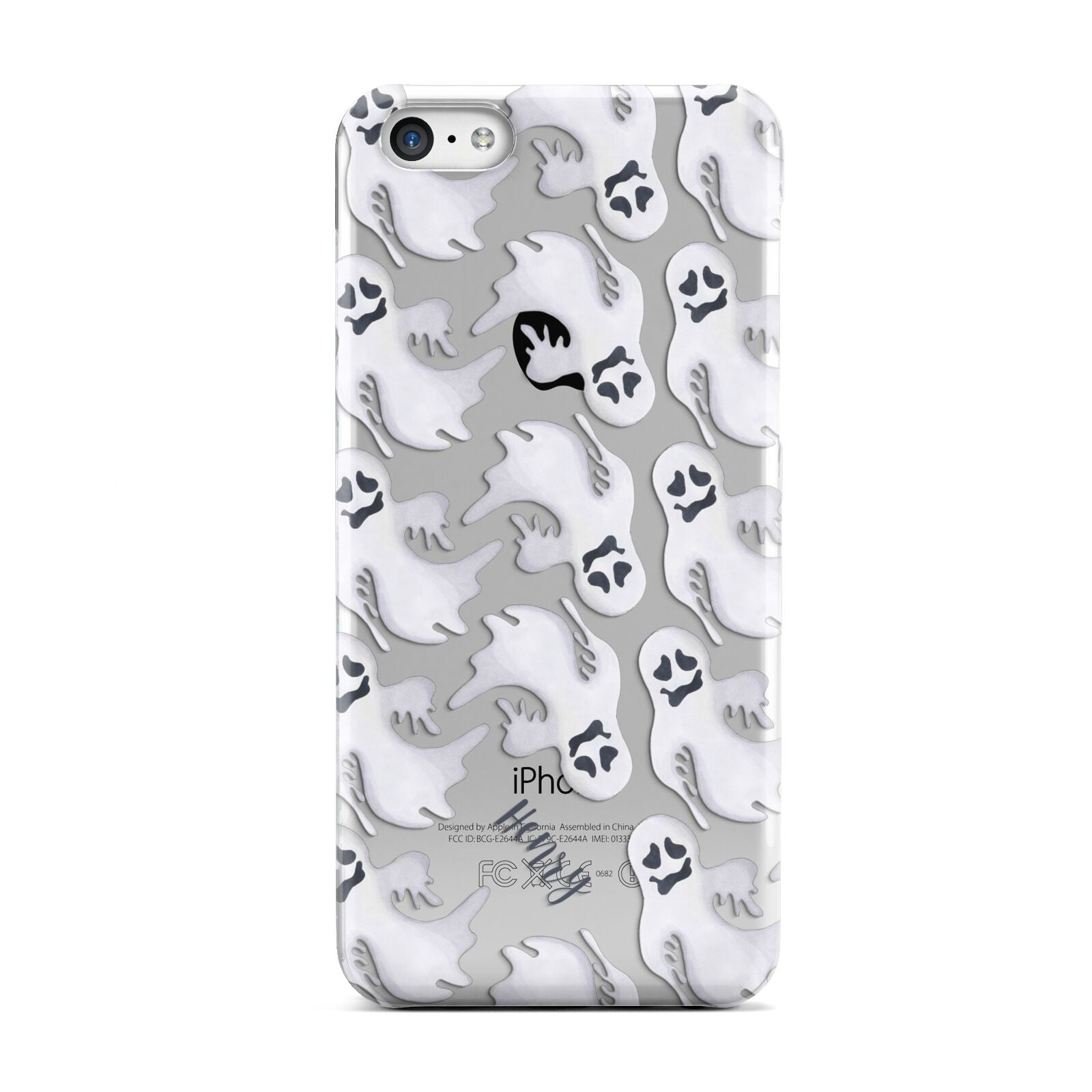Floaty Ghosts Personalised Apple iPhone 5c Case