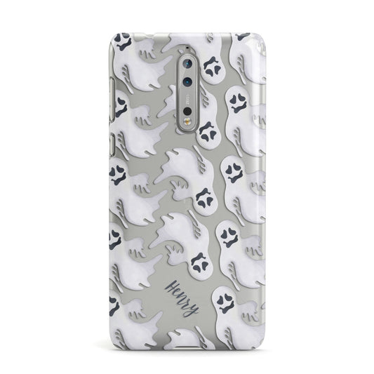 Floaty Ghosts Personalised Nokia Case