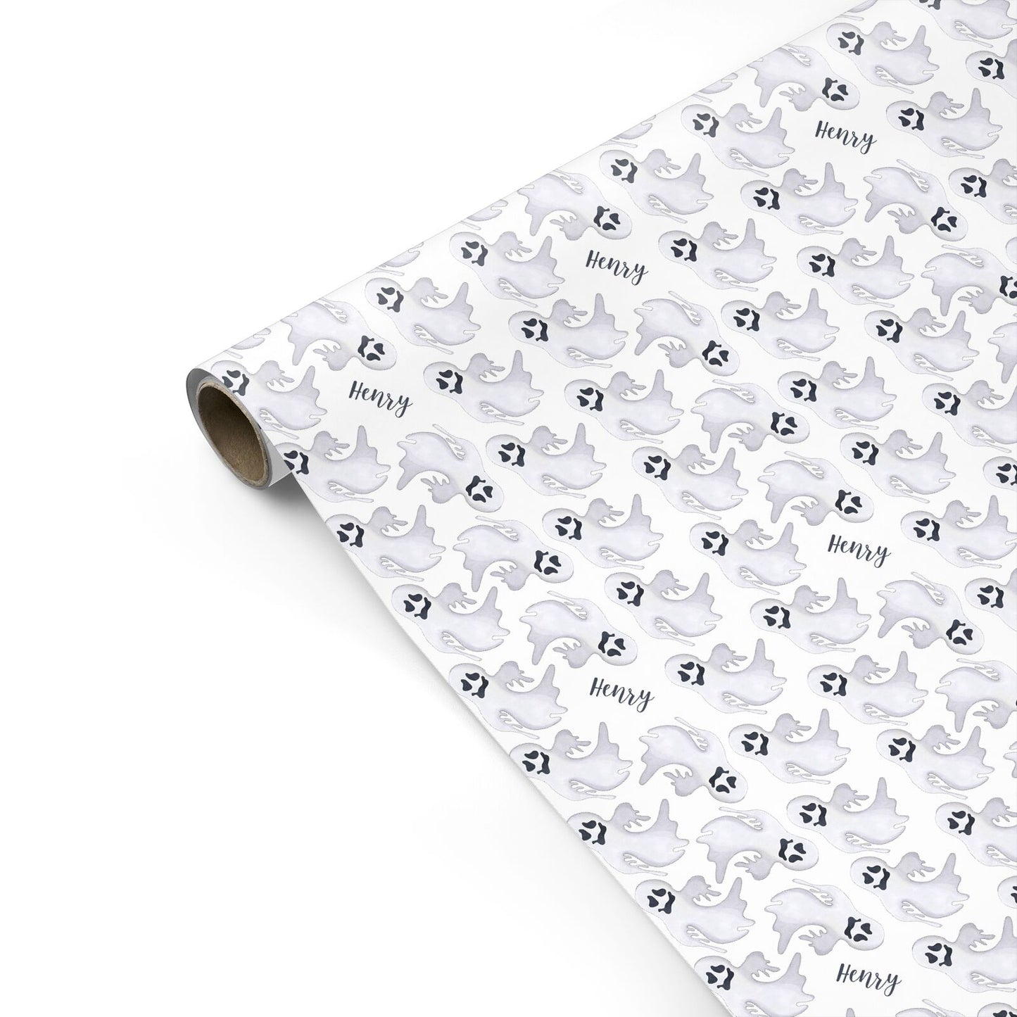 Floaty Ghosts Personalised Personalised Gift Wrap