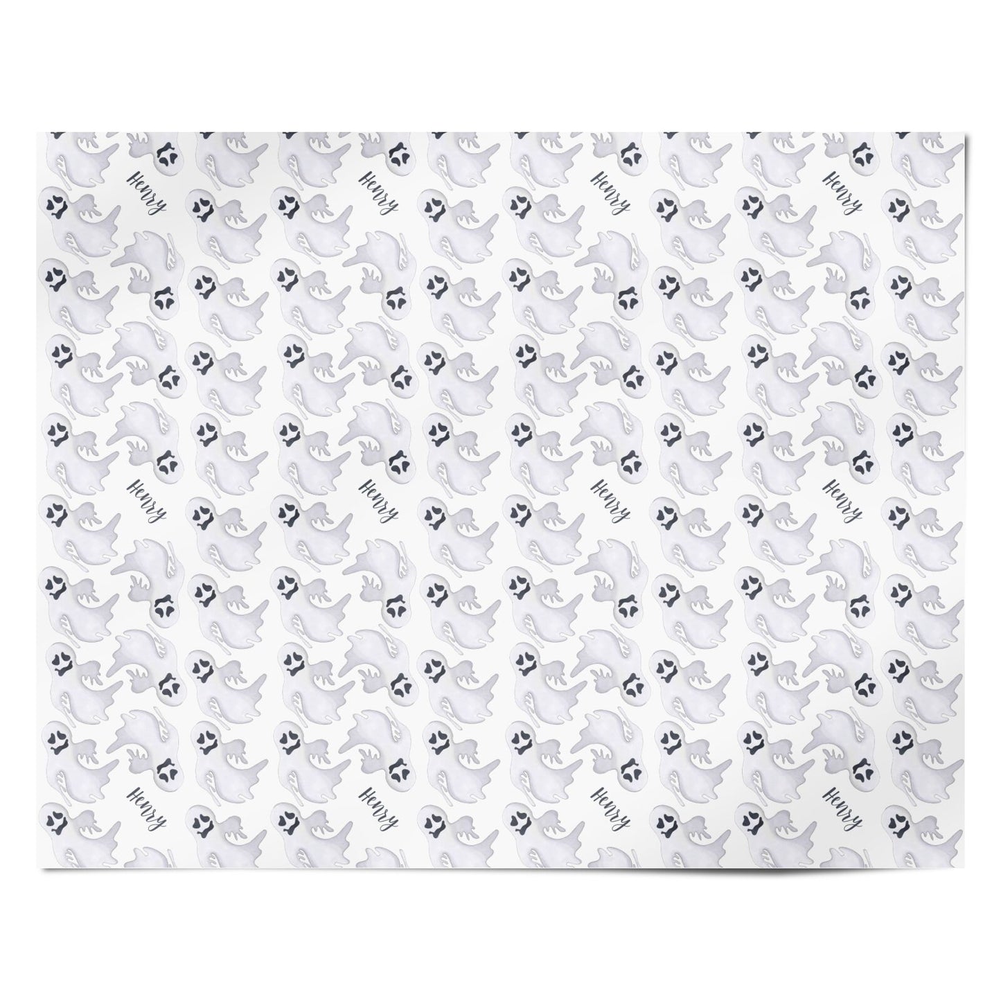 Floaty Ghosts Personalised Personalised Wrapping Paper Alternative