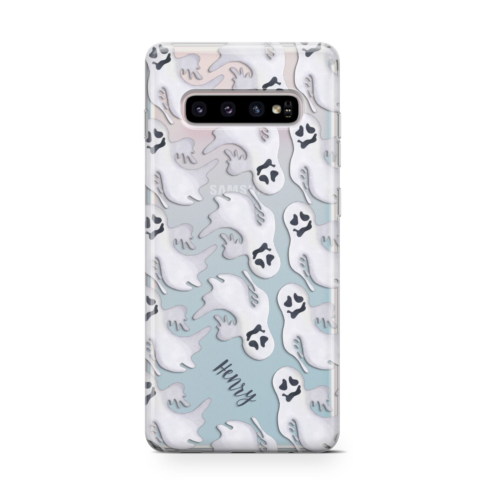 Floaty Ghosts Personalised Samsung Galaxy S10 Case