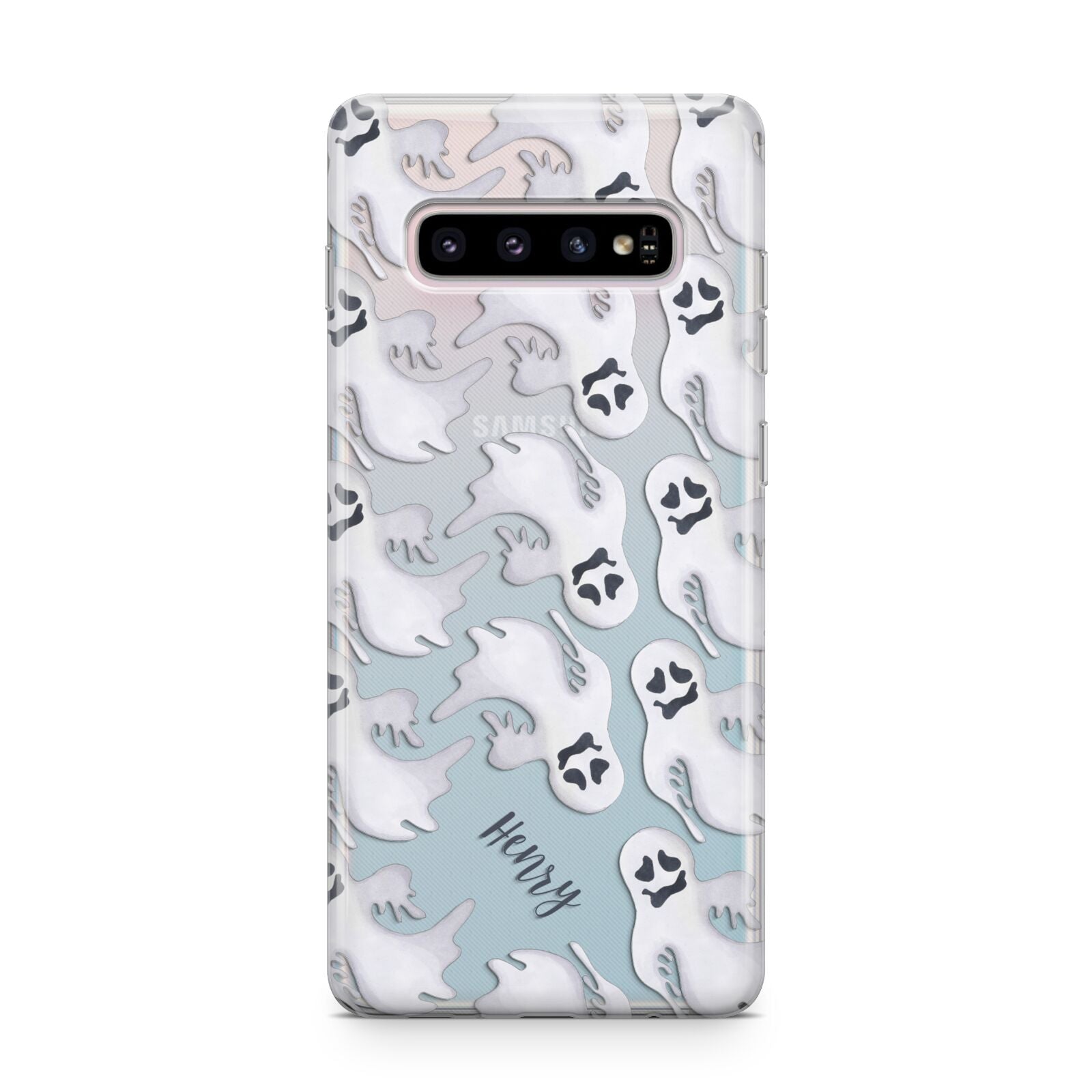Floaty Ghosts Personalised Samsung Galaxy S10 Plus Case