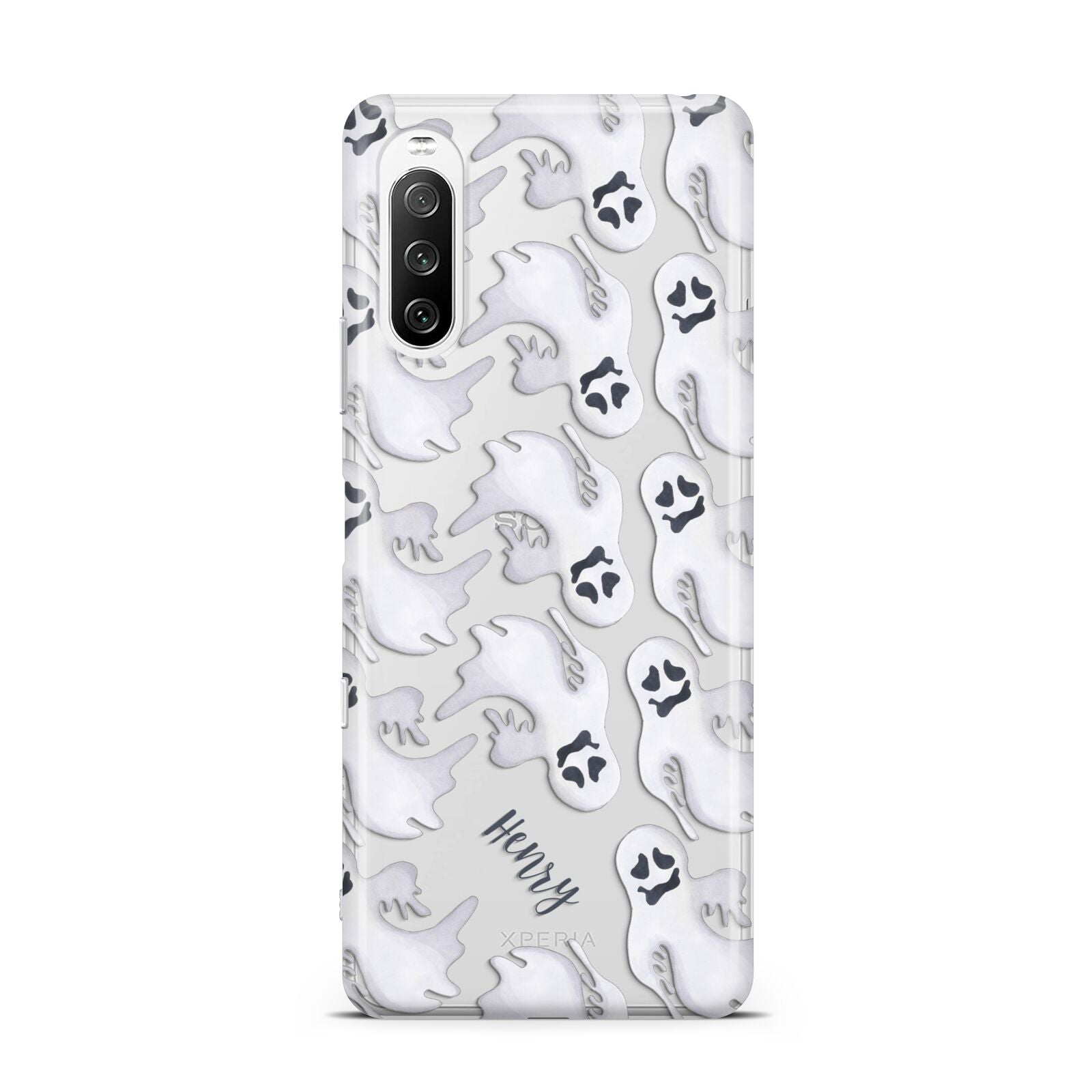 Floaty Ghosts Personalised Sony Xperia 10 III Case