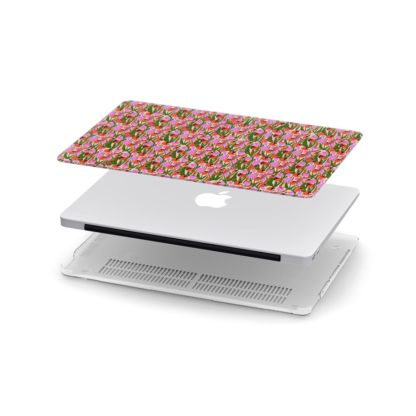 Floral Apple MacBook Case in Detail