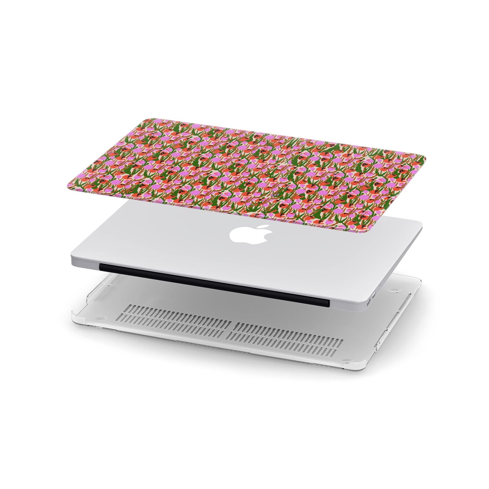 Floral Apple MacBook Case in Detail