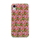 Floral Apple iPhone XR White 3D Tough Case