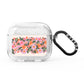 Floral Banner Pattern AirPods Glitter Case 3rd Gen