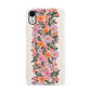 Floral Banner Pattern Apple iPhone XR White 3D Snap Case