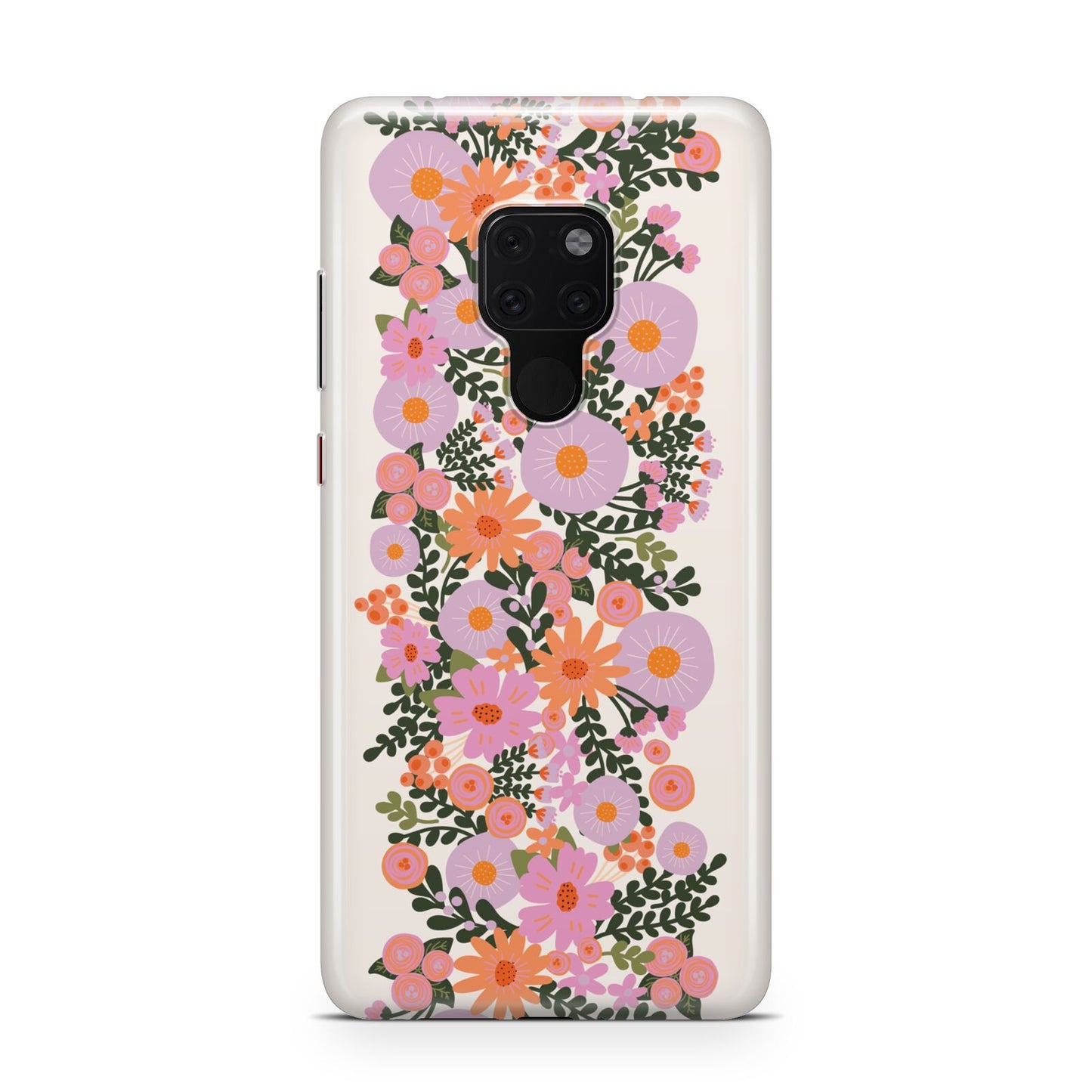 Floral Banner Pattern Huawei Mate 20 Phone Case