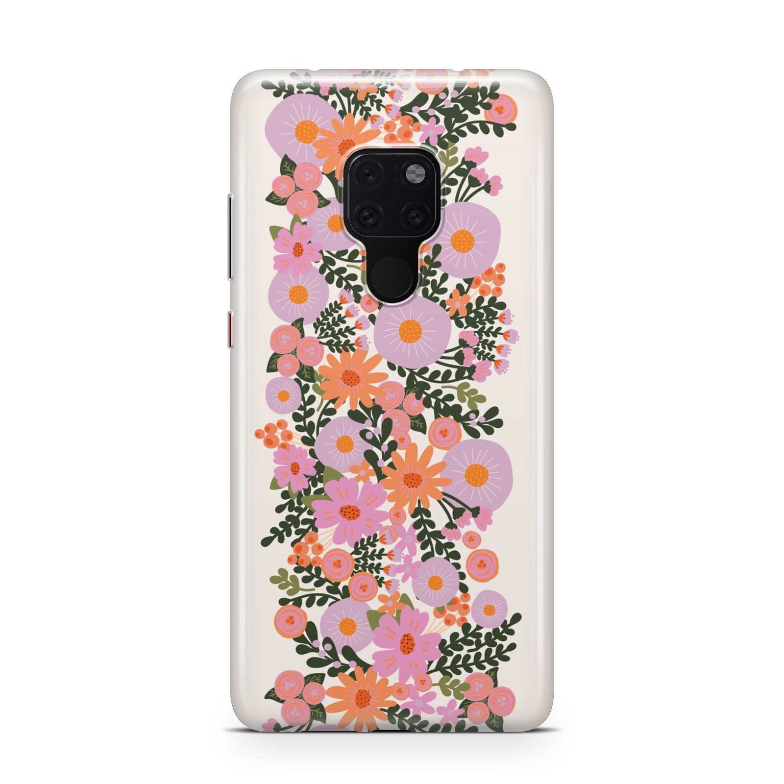 Floral Banner Pattern Huawei Mate 20 Phone Case
