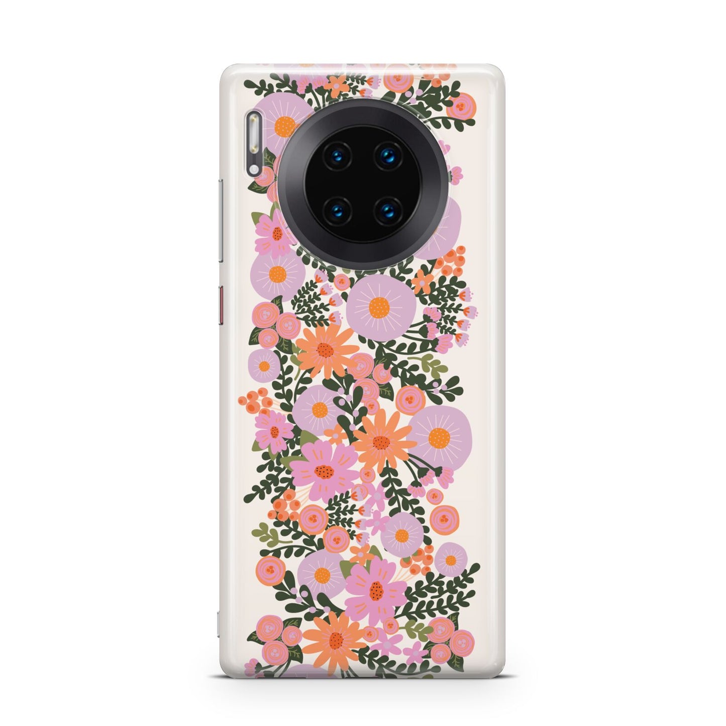 Floral Banner Pattern Huawei Mate 30 Pro Phone Case