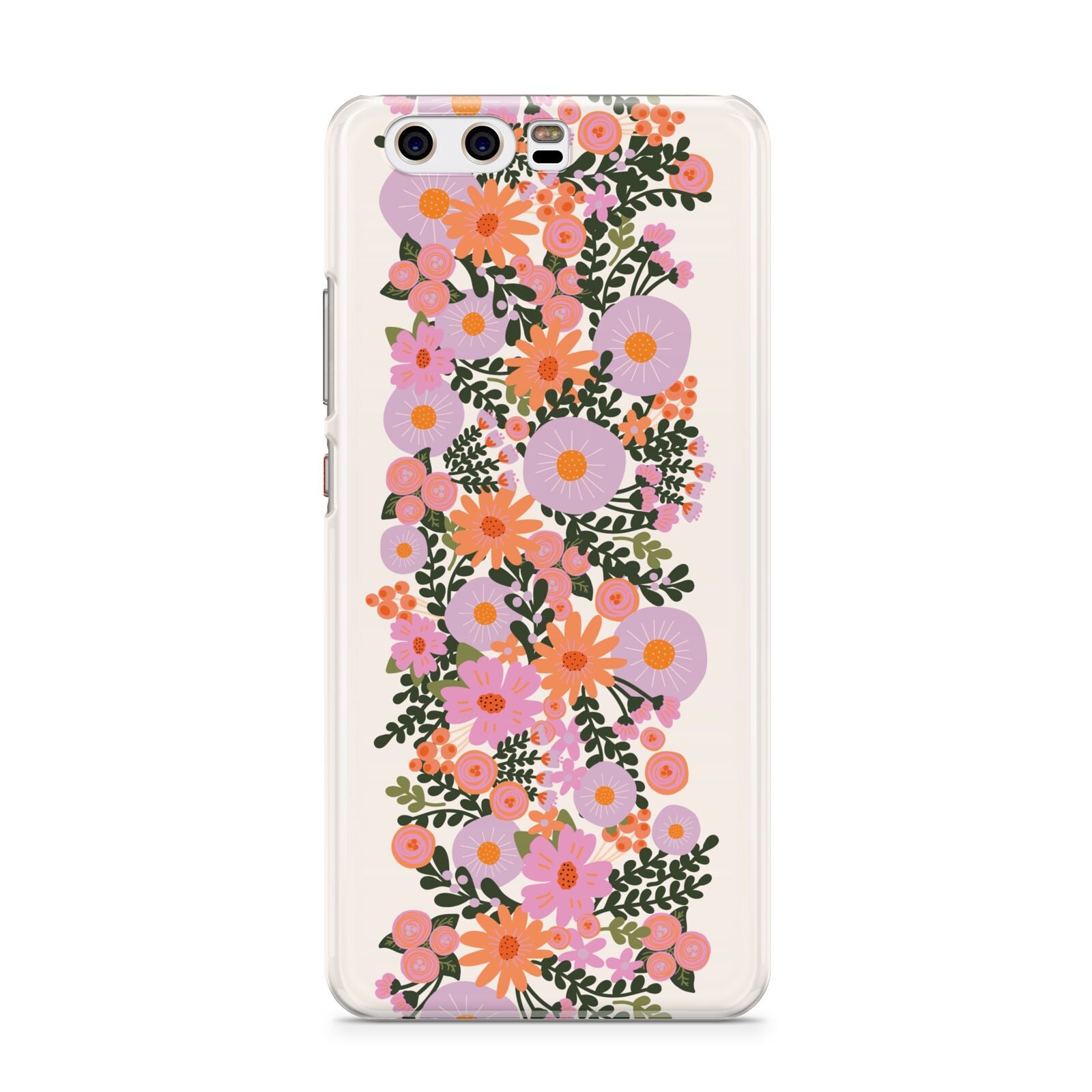 Floral Banner Pattern Huawei P10 Phone Case