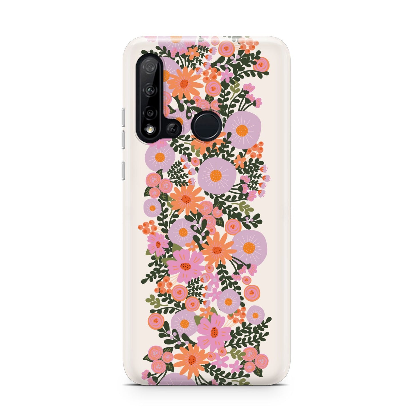Floral Banner Pattern Huawei P20 Lite 5G Phone Case