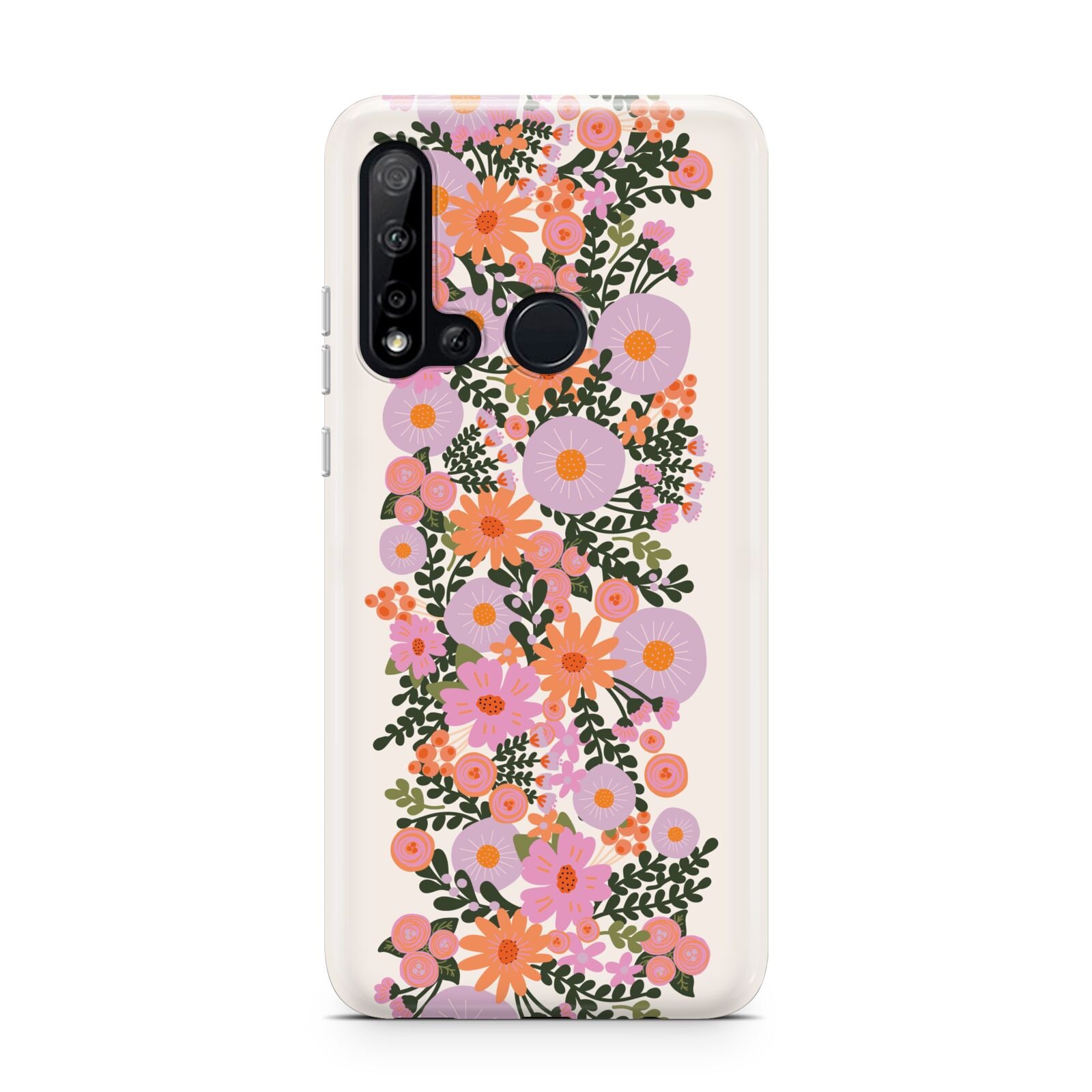 Floral Banner Pattern Huawei P20 Lite 5G Phone Case