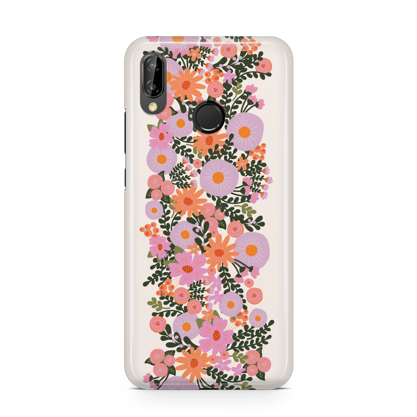 Floral Banner Pattern Huawei P20 Lite Phone Case