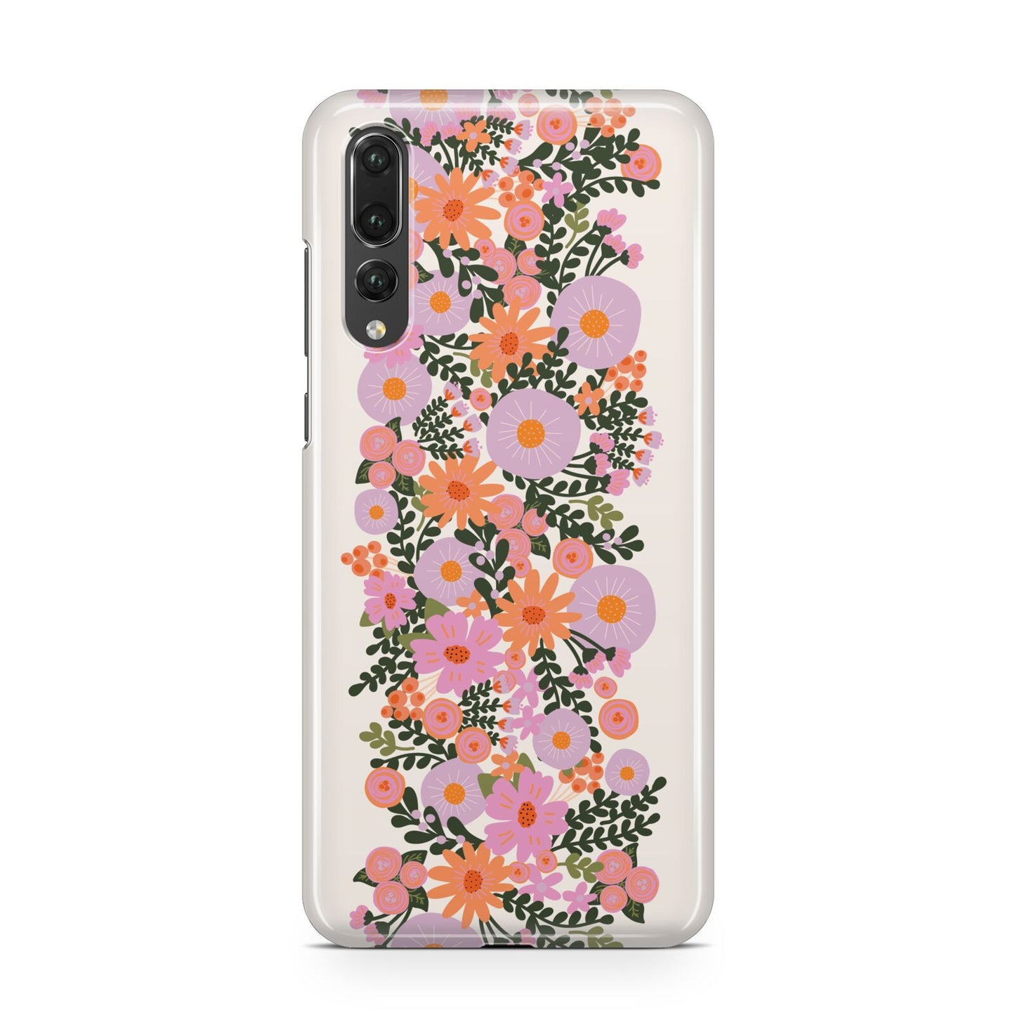 Floral Banner Pattern Huawei P20 Pro Phone Case