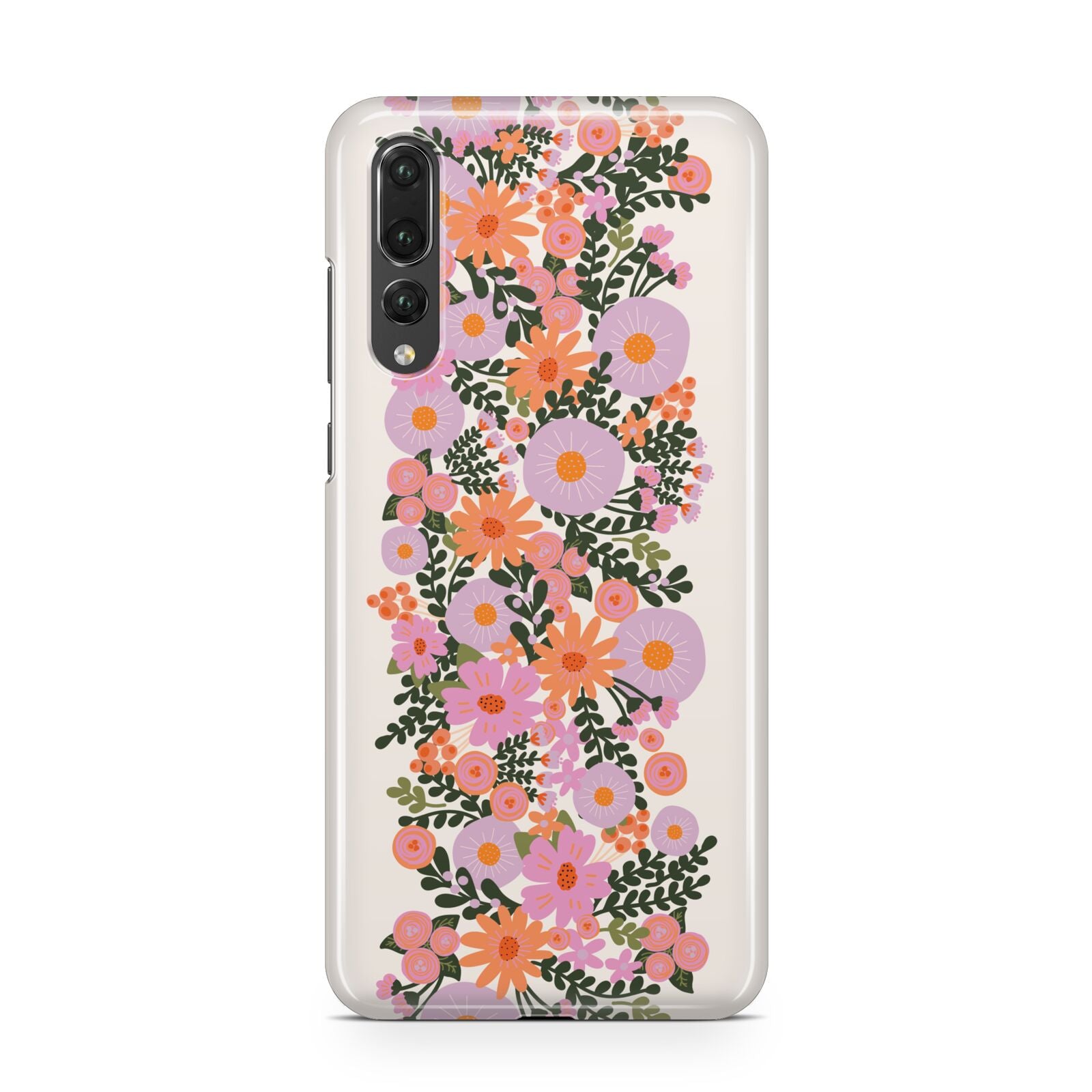 Floral Banner Pattern Huawei P20 Pro Phone Case