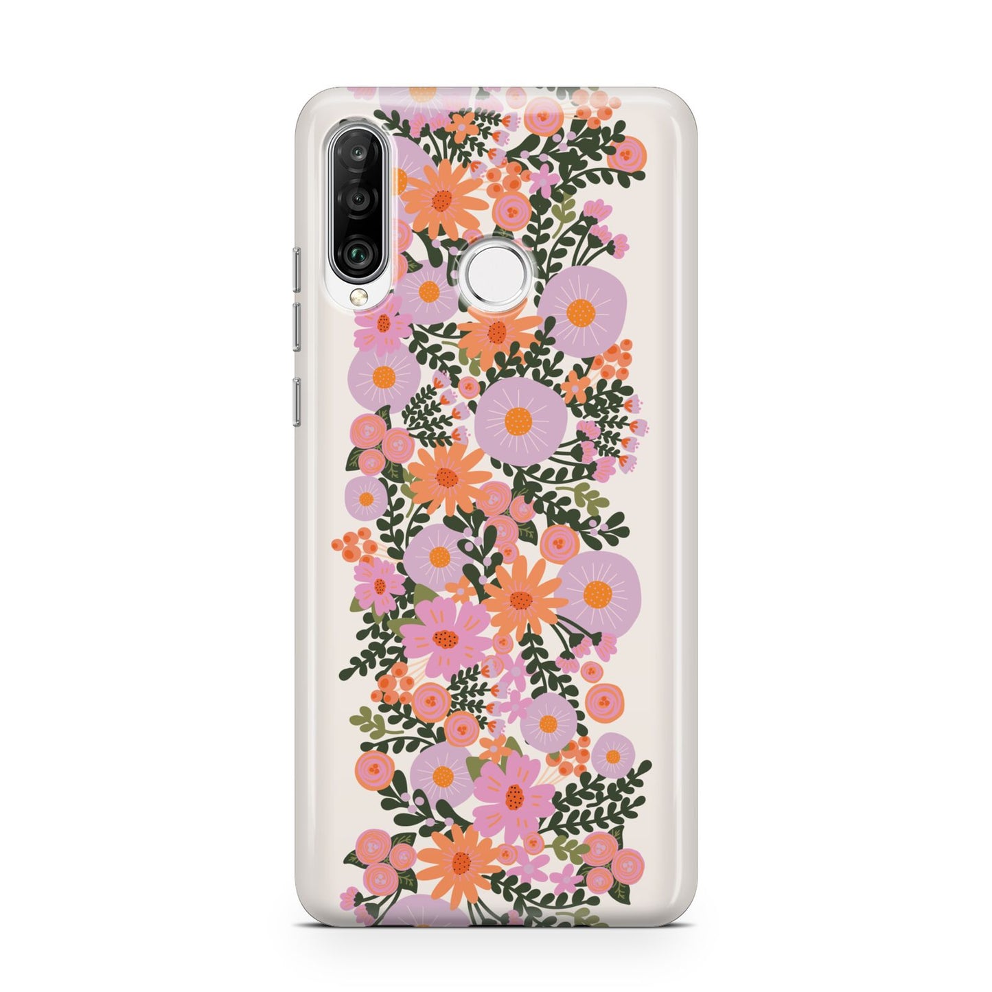 Floral Banner Pattern Huawei P30 Lite Phone Case