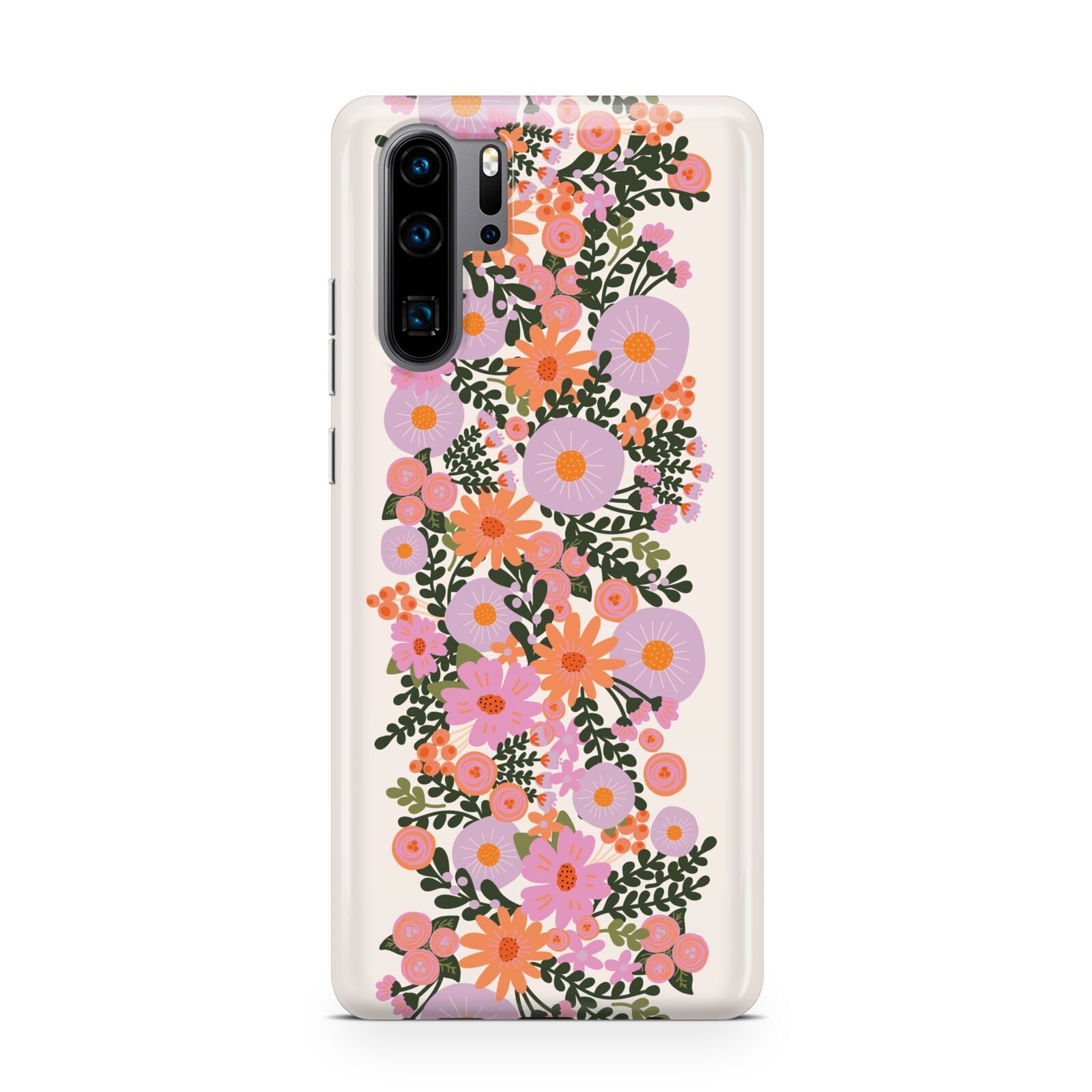 Floral Banner Pattern Huawei P30 Pro Phone Case