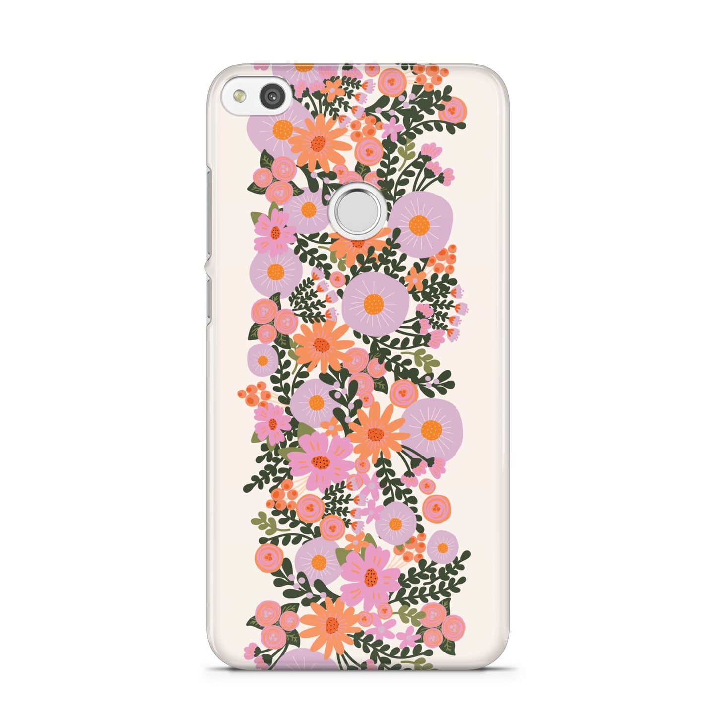 Floral Banner Pattern Huawei P8 Lite Case