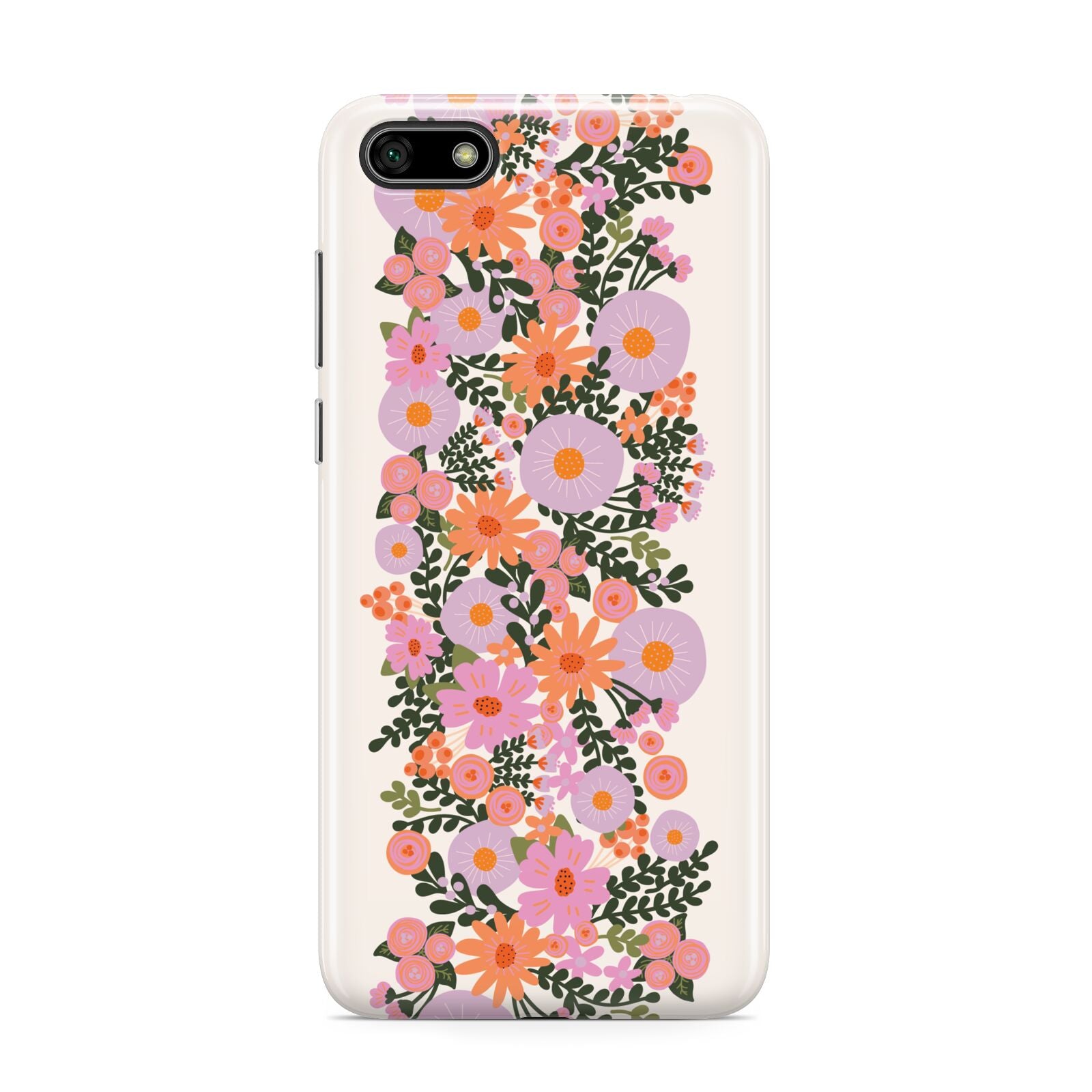 Floral Banner Pattern Huawei Y5 Prime 2018 Phone Case