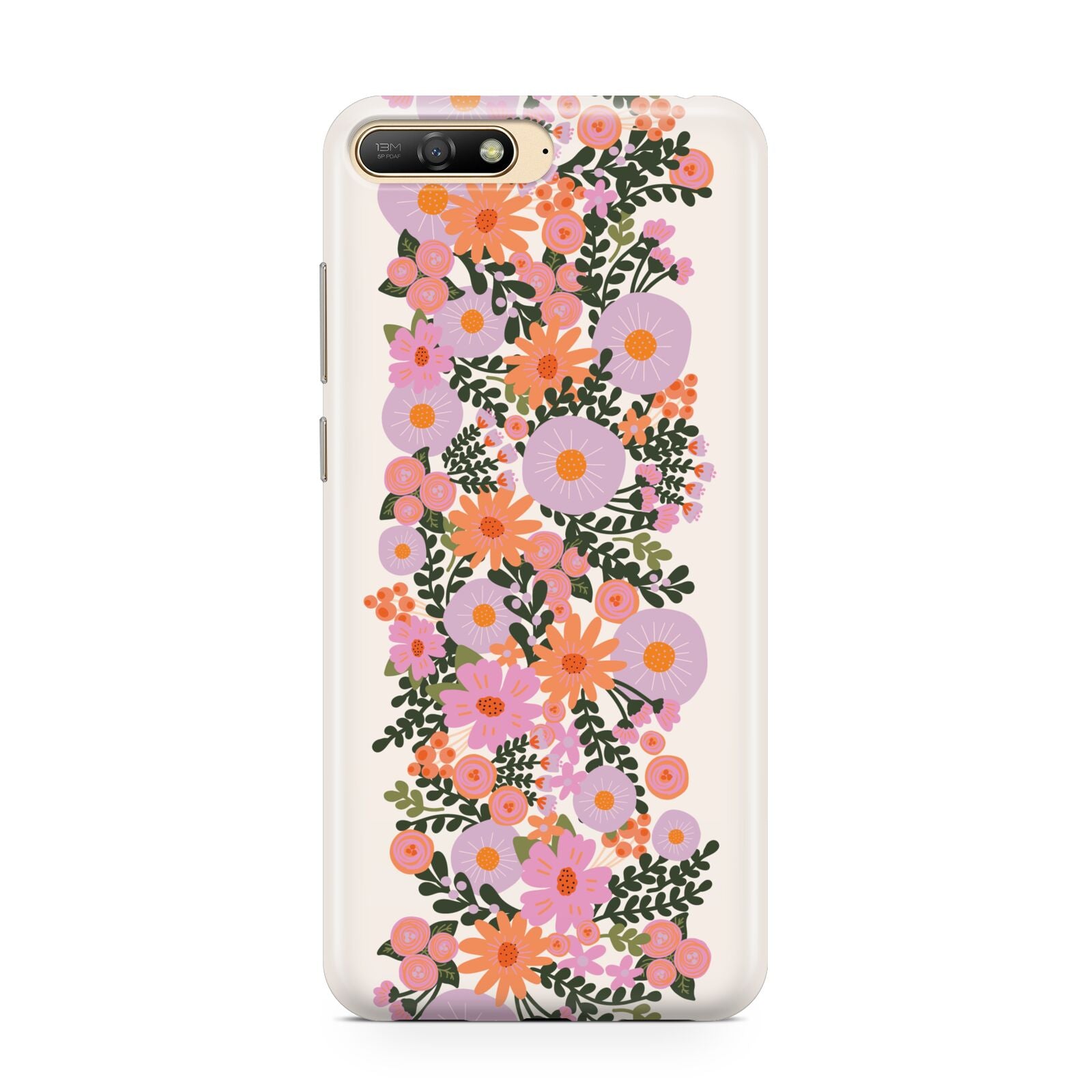 Floral Banner Pattern Huawei Y6 2018